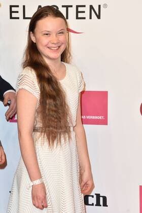 Greta Thunberg arriving for the award ceremony of the Golden Camera on 30 03 2019 in Berlin The Golden Camera Award 2019 in Berlin