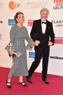 Frank Schätzing and his wife Sabina Valkieser arriving for the Golden Camera Award on 30 03 2019 in Berlin The Golden Camera Award 2019 in Berlin