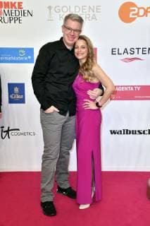 Frank Thelen with his wife Nathalie Thelen Sattler at the 54th Golden Camera Award 2019 at Tempelhof Airport Berlin 30 03 2019 Foto:xF.xKernx xFuturexImage