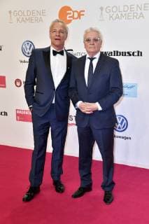 Klaus J Behrendt and Henry Hübchen at the 54th Golden Camera 2019 Award Ceremony at Tempelhof Airport Berlin 30 03 2019 Foto:xF.xKernx xFuturexImage