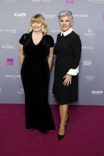 Inger Nilsson and Birgit Schrowange at the 6th German Cosmetics Award Gloria 2019 at the Hilton Hotel Düsseldorf 30 03 2019 Foto:xC.xHardtx xFuturexImage