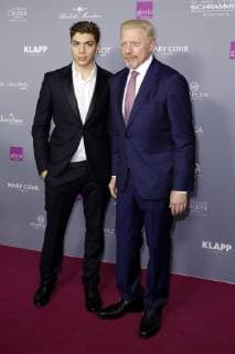 Boris Becker with son Elias Becker at the 6th German Cosmetics Award Gloria 2019 at the Hilton Hotel Düsseldorf 30 03 2019 Foto:xC.xHardtx xFuturexImage