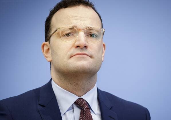 Federal Health Minister Jens Spahn CDU at the presentation of the draft law on organ donation - double solution to the objection at the Federal Press Conference in Berlin 01 04 2019 Berlin Germany Copyright: xFelixxZahn photothek.netx