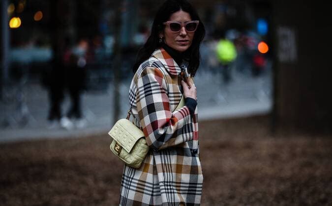 UK: On the street London LONDON, UK- February 17 2019: Deborah Reyner Sebag on the street during the London Fashion Week. London United Kingdom  MauroxDelxSignore