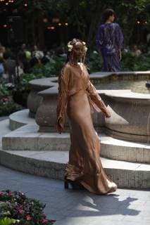 A model presents creations of Mexican designer Cynthia Buttenklepper during the Mexico City Mercedes Benz Fashion Week, in Mexico City, Mexico, 01 April 2019. Mercedes Benz Fashion Week in Mexico City !ACHTUNG: NUR REDAKTIONELLE NUTZUNG!  Copyright: xSashenkaxGutierrezx AME4394 20190401-636897474950957667