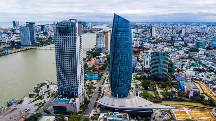 City view with skyscrapers Novotel Building and Da Nang Civic Centre Building Da Nang Vietnam Asia Copyright: imageBROKER/JeremyxGraham ibldbr04864055.jpg