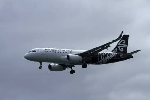 Air New Zealand Airbus A320-200 landing at Wellington International Airport, Wellington, North Island, New Zealand  Copyright: xDavidxWallx AU02 DWA8349