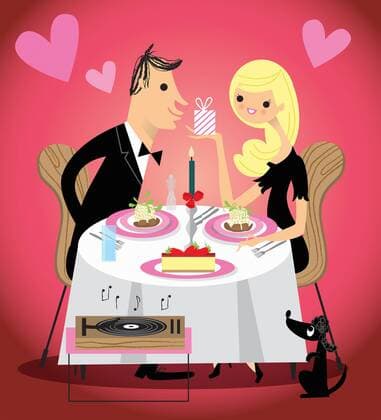 Paar beim romantischen Essen  Copyright: xNilaxAyex 11760111