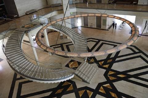  Empfangshalle, Museum of Islamic Art, Doha, Katar, Asien *** Lobby Museum of Islamic Art Doha Qatar Asia Copyright: imageBROKER/NorbertxEisele-Hein iblnex04860604.jpg