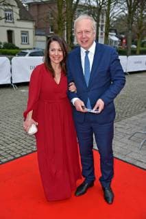 Tom Buhrow with wife Daniela Boff at the Grimme Prize 2019 at the Theater Marl on 05 04 2019