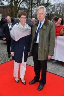 Annegret Kramp Karrenbauer Ernst Dieter Rossmann at the Grimme Prize 2019 at the Theater Marl on 05 04 2019