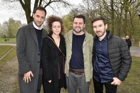 David Steinberger Christina Schlag Schlecky Silberstein and Raphael Selter at the pre-reception of the 55th Grimme Award 2019 at the Grimme Institute Marl 05 04 2019 Foto:xF.xKernx xFuturexImage