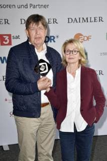 Jörg Gudzuhn and Gisela Schneeberger at the reception of the 55th Grimme Award 2019 at the Grimme Institute Marl 05 04 2019 Foto:xF.xKernx xFuturexImage