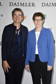 Frauke Gerlach and Annegret Kramp Karrenbauer at the reception of the 55th Grimme Award 2019 at the Grimme Institute Marl 05 04 2019 Foto:xF.xKernx xFuturexImage