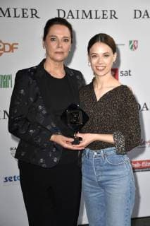 Desiree Nosbusch and Paula Beer at the reception of the 55th Grimme Award 2019 at the Grimme Institute Marl 05 04 2019 Foto:xF.xKernx xFuturexImage