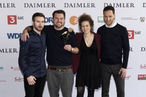 Award 55 Grimme Prize 2019 at the Grimme Institute in Marl 55th Grimme Award 2019 Raphael Selter Schlecky Silberstein Christina Schlag David Steinberger Award 55 Grimme Prize 2019 at the Grimme Institute in Marl 55th Grimme Award 2019 Marl Nordrhein Westphalen Germany Grimme Institute