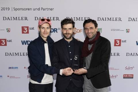 Presentation 55 Grimme Prize 2019 at the Grimme Institute in Marl 55th Grimme Award 2019 Hans Block Moritz Riesewieck Georg Tschurtschenthaler Presentation 55 Grimme Prize 2019 at the Grimme Institute in Marl 55th Grimme Award 2019 Marl Nordrhein Westphalen Germany Grimme Institute