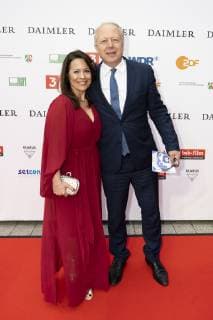 Presentation 55 Grimme Prize 2019 at the Grimme Institute in Marl 55th Grimme Award 2019 Tom Buhrow with his wife Sabine Stamer Presentation 55 Grimme Prize 2019 at the Grimme Institute in Marl 55th Grimme Award 2019 Marl Nordrhein Westphalen Germany Stadttheater Marl