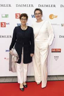Presentation 55 Grimme Prize 2019 at the Grimme Institute in Marl 55th Grimme Award 2019 Frauke Gerlach with Annegret Kramp Karrenbauer Presentation 55 Grimme Prize 2019 at the Grimme Institute in Marl 55th Grimme Award 2019 Marl Nordrhein Westphalen Germany Stadttheater Marl
