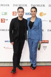 Presentation 55 Grimme Prize 2019 at the Grimme Institute in Marl 55th Grimme Award 2019 Desiree Nosbusch with Christian Schwochow Production Bad Banks Presentation 55 Grimme Prize 2019 at the Grimme Institute in Marl 55th Grimme Award 2019 Marl Nordrhein Westphalen Germany Stadttheater Marl