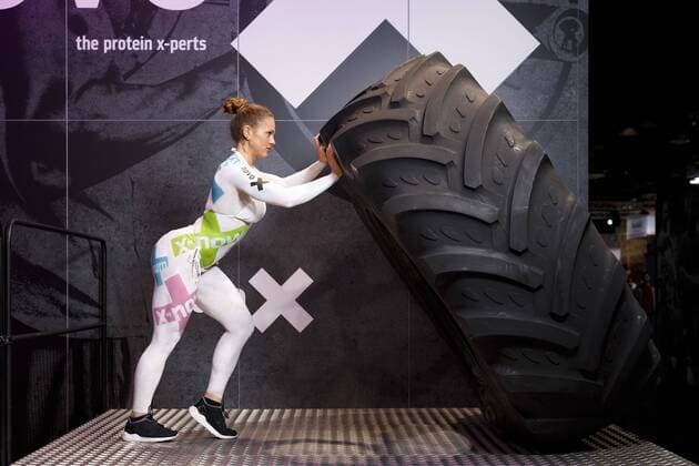 Johanna Klatt at the Leading International Trade Fair for Fitness, Wellness, Health, Bodybuilding, Weight Training and Martial Arts FIBO 2019 at Koelnmesse Cologne 05 04 2019 Foto:xC.xHardtx xFuturexImage