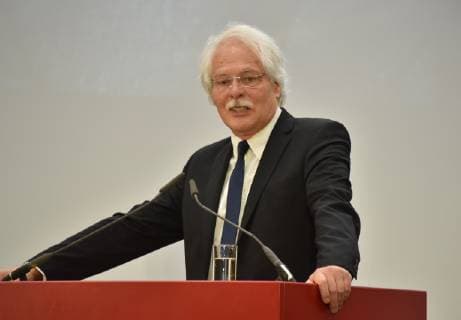 The journalist Thomas Roth Chairman of the Lew Kopelews Forum will speak at the Lew Kopolew Prize for Peace and Human Rights 2019 on 07 04 2019 in Cologne, which was awarded this year to Captain Claus Peter Reisch and the Dresden Maritime Rescue Initiative Mission Lifeline e V.