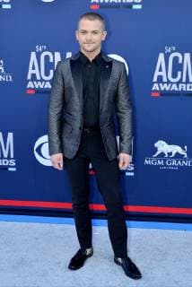 Hunter Hayes attends the 54th annual Academy of Country Music Awards held at the MGM Grand Garden Arena in Las Vegas, Nevada on April 7, 2019. The show will broadcast live on CBS.  LAP20190407257 JIMxRUYMEN
