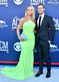 Miranda Lambert and Brendan McLoughlin attend the 54th annual Academy of Country Music Awards held at the MGM Grand Garden Arena in Las Vegas, Nevada on April 7, 2019. The show will broadcast live on CBS.  LAP20190407231 JIMxRUYMEN