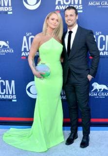 Miranda Lambert and Brendan McLoughlin attend the 54th annual Academy of Country Music Awards held at the MGM Grand Garden Arena in Las Vegas, Nevada on April 7, 2019. The show will broadcast live on CBS.  LAP20190407232 JIMxRUYMEN