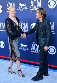 Nicole Kidman and Keith Urban attend the 54th annual Academy of Country Music Awards held at the MGM Grand Garden Arena in Las Vegas, Nevada on April 7, 2019. The show will broadcast live on CBS.  LAP20190407273 JIMxRUYMEN
