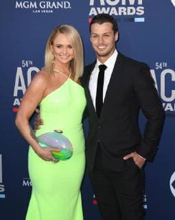 April 7, 2019 - Las Vegas, NV, USA - LAS VEGAS, NEVADA - APRIL 07: Brendan McLoughlin, Miranda Lambert attend the 54th Academy Of Country Music Awards at MGM Grand Hotel & Casino on April 07, 2019 in Las Vegas, Nevada. Photo: imageSPACE Las Vegas USA - ZUMAs181 20190407_zea_s181_170 Copyright: xImagespacex
