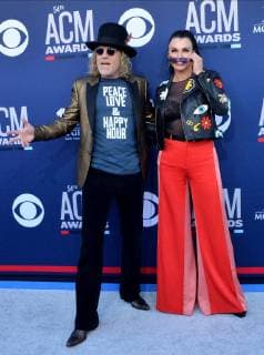 (L-R) Big Kenny and Christiev Carothers attend the 54th annual Academy of Country Music Awards held at the MGM Grand Garden Arena in Las Vegas, Nevada on April 7, 2019. The show will broadcast live on CBS.  LAP20190407404 JIMxRUYMEN
