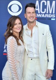Russell Dickerson attends the 54th annual Academy of Country Music Awards held at the MGM Grand Garden Arena in Las Vegas, Nevada on April 7, 2019. The show will broadcast live on CBS.  LAP20190407446 JIMxRUYMEN