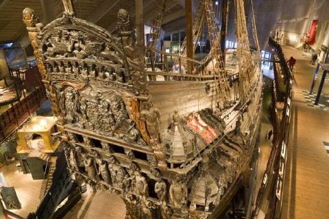 17th Century Vasa warship, Vasa Museum, Stockholm, Sweden  Copyright: xPeterxAdamsx EU28 PAD0010