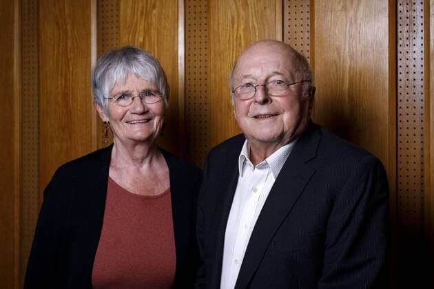 Norbert Blüm with wife Marita Blüm at the award ceremony of the Lew Kopelew Prize for Peace and Human Rights 2019 which was awarded this year to Captain Claus Peter Reisch and the Dresden Maritime Rescue Initiative Mission Life e V at the headquarters of the Kreissparkasse Köln am Neumarkt Köln 07 04 2019 Foto:xC.xHardtx xFuturexImage