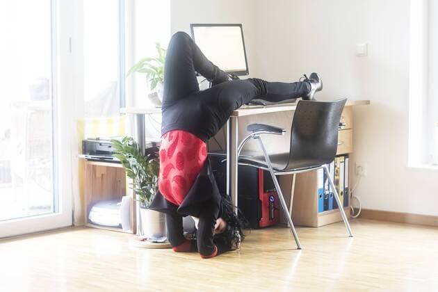 Young female dancer relaxing during work model released Symbolfoto property released  SGF02214