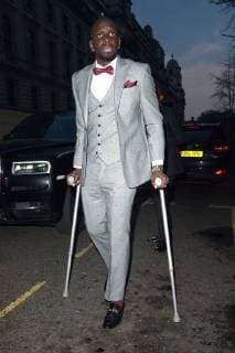 Mamadou Sakho attending the Global Gift Gala Football for Peace Dinner at the Corinthia Hotel in London. APRIL 8th 2019  TMMx191149