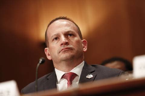 April 9, 2019 - Washington, District of Columbia, U.S. - Timothy Tubbs, Deputy Special Agent in Charge- Laredo, Texas, Homeland Security Investigations, US Immigration and Customs Enforcement, US Department of Homeland Security testifies before the US Senate Committee on Homeland Security and Government Affairs on April 9, 2019, discussing migration at the United States Southern Border Washington U.S. - ZUMAs152 20190409_zaa_s152_085 Copyright: xStefanixReynoldsx