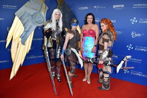 Dorothee Baer at the German Computer Game Award 2019 at the Admiralspalast in Berlin on 09 04 2019