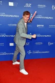 Lukas Sauer at the German Computer Game Award 2019 at the Admiralspalast in Berlin on 09 04 2019