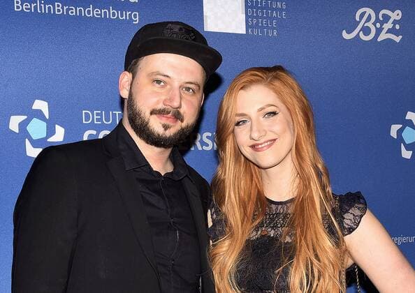 09 04 2019 xlakx Entertainment eSports Award of the German Computer Game Prize 2019 emspor v l fisHC0p and Lara Trautmann dubbing artist singer presenter Lets Player Lara Loft Berlin