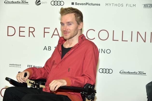 World premiere of the COLLINI case Samuel Koch red carpet for the world premiere of the COLLINI case in Berlin on 09 04 2019 APP