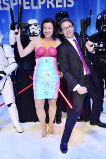 Dorothee Bär and Andreas Scheuer at the presentation of the German Computer Game Award 2019 in the Admiralspalast Berlin 09 04 2019 Foto:xF.xKernx xFuturexImage