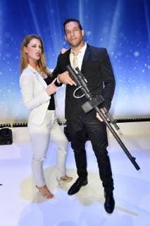 Melina Juergens with her living partner Ederson Lion Macedo at the presentation of the German Computer Game Award 2019 in the Admiralspalast Berlin 09 04 2019 Foto:xF.xKernx xFuturexImage