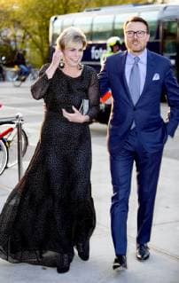 11-04-2019 Amsterdam Prince Constantijn and Princess Laurentien during the World Press Photo 2018 award at the Westergasfabriek in Amsterdam.  Copyright: xPPEx