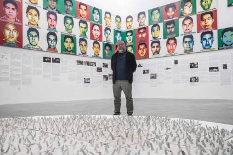 April 11 2019 EUM20190412CUL01 JPG CITY OF MEXICO ExpositionExpositionAi Weiwei The University Museum of Contemporary Art MUAC presents from April 13 to October 6 the exhibition Ai Weiwei Restore memories that explores the historical traumas of China and Mexico and at the same time seeks to build social memory In the image the artist Ai Weiwei Photo Agency THE UNIVERSALGerman EspinosaEELG  - ZUMAu78_ 20190411_zaf_u78_071 Copyright: xElxUniversalx