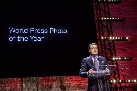 11-04-2019 Amsterdam Prince Constantijn during the World Press Photo 2018 award at the Westergasfabriek in Amsterdam.  Copyright: xPPEx
