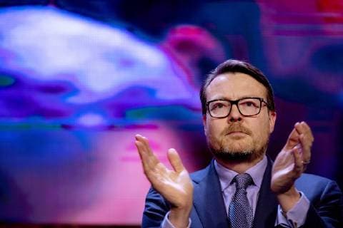 11-04-2019 Amsterdam Prince Constantijn during the World Press Photo 2018 award at the Westergasfabriek in Amsterdam.  Copyright: xPPEx