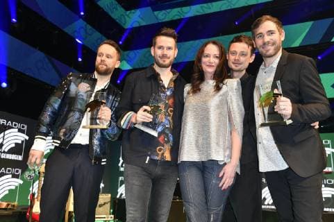 Natalia Wörner and gunslinger at the aftershow party of the 22 Radio Rainbow Award 2019 in the Europa Park Arena Rust 12 04 2019 Foto:xF.xKernx xFuturexImage