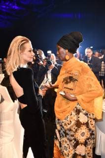 Franziska van Almsick and Fatuma Musa Afrah at the Aftershow Party of the 22 Radio Rainbow Award 2019 in the Europa Park Arena Rust 12 04 2019 Foto:xF.xKernx xFuturexImage